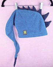 Cappello in pile Brain At Work Brekka patta orecchie drago punte coda turchese taglia unica