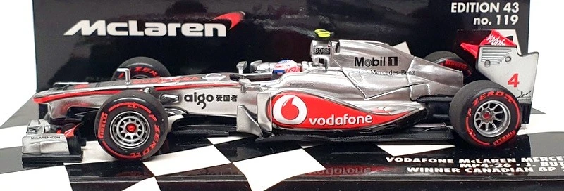 Minichamps escala 1/43 530 114314 F1 McLaren Mercedes MP4-26 1er GP de Canadá 2011 Foto 3 de 4