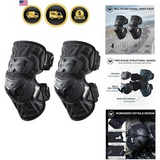 Motorcycle Knee Pads Adjustable Motorcycle Kn...