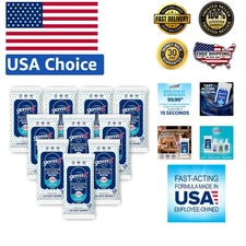 Pack of 10: 20 Soft Advanced Hand Sanitizer Wipes - Ultimate Germ Protection!