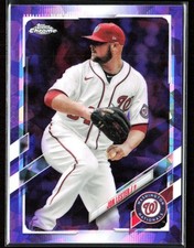 Jon Lester 2021 Topps Chrome Update Sapphire Edition Purple /10 #US100