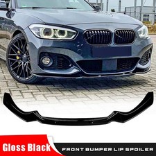 Frontspoiler Spoilerlippe Spoiler Schwarz Glanz für BMW 1er F20 F21 LCI M Paket