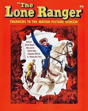 1956 The Lone Ranger Starring Clayton Moore Glossy Photo Art Poster Print