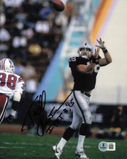 Todd Christensen Signed 8x10 Photo Los Angeles Raiders Beckett #BS12851