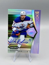 2023-24 Upper Deck Synergy - Rookies Vincent Desharnais #115 Purple /99 (AU, RC)