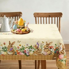 bnhjsdw Easter Tablecloth 60x120 Inch Rectangle