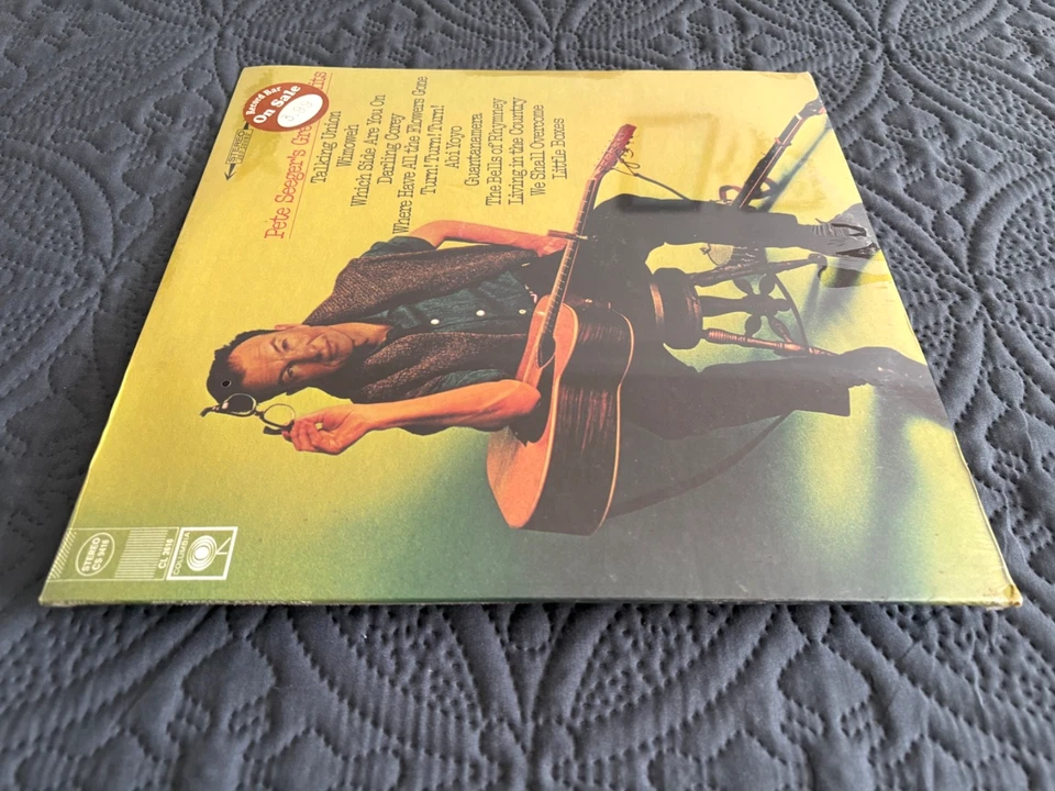PETE SEEGERS GREATEST ORIGINAL  SEALED "NEVER PLAYED" VINTAGE VINYL RECORD ALBUM - Image 3 of 4