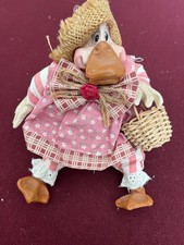 Vintage Russ Berrie Shelf Sitter Critter Factory Darla Duck