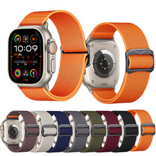 Nylon Loop Band Strap For Apple Watch Series 11 10 6 38/40/41/42/44/45/46/49mm