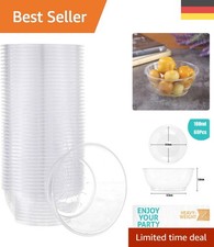 Elegante 60Pcs 180ml Dessertschalen aus BPA-freiem Kunststoff - Ideal für Partys