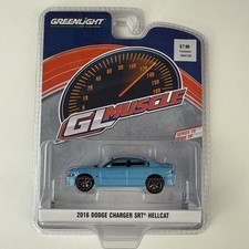 2024 GREENLIGHT 2016 DODGE CHARGER SRT HELLCAT GL MUSCLE SERIES 28 1:64 CAR A2
