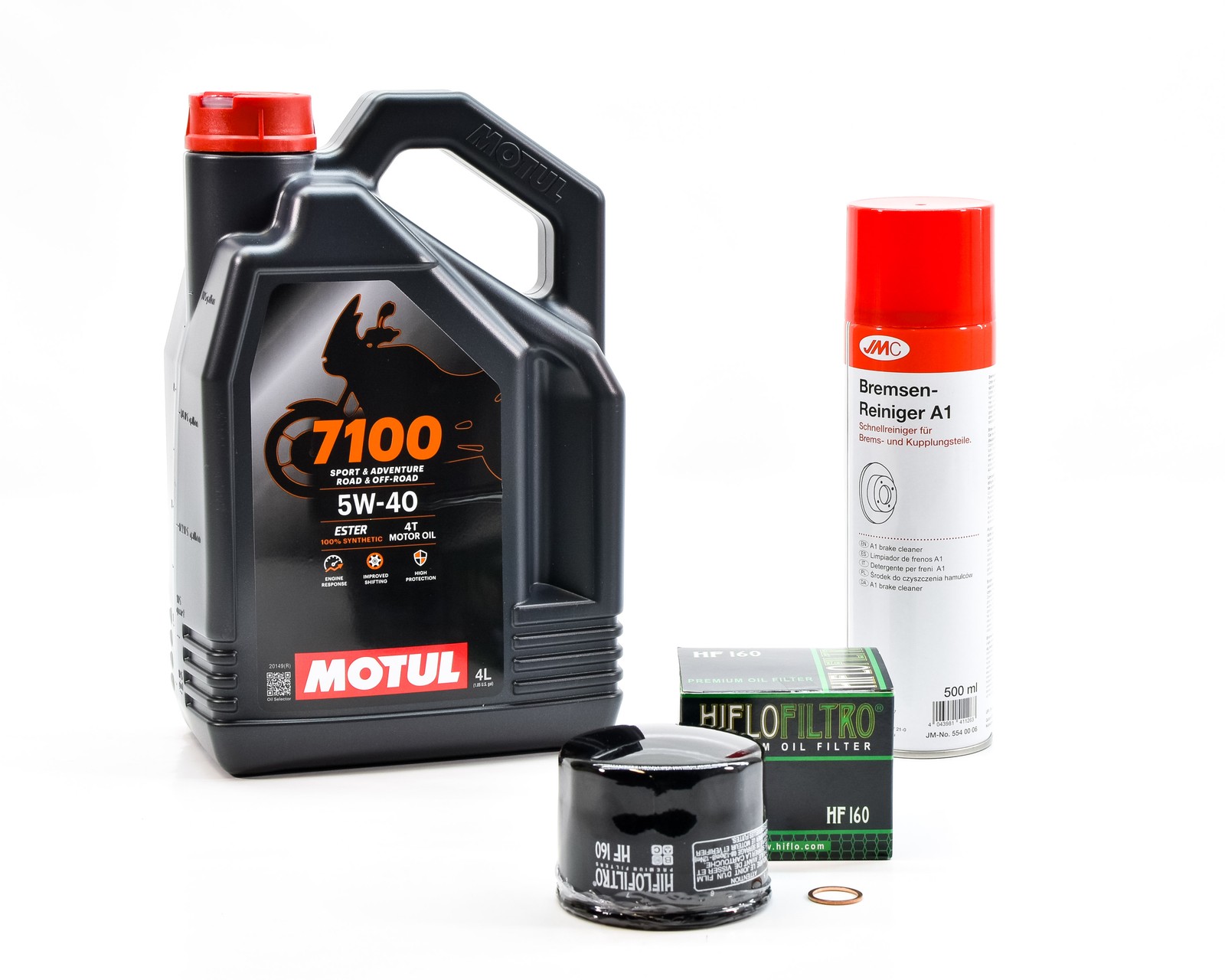 Kit vidange complet Motul 7100 5w40 pour résoudre les bruits moteur sur BMW S 1000 XR