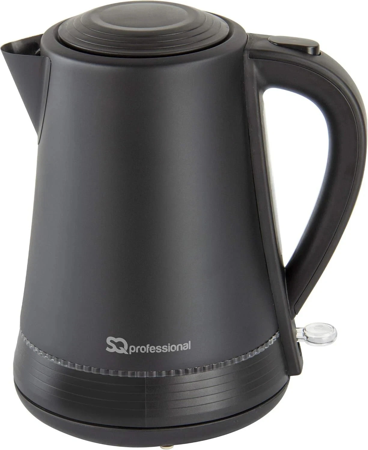 SQ Professional Eleganto Jug Kettle, Matte Black, LED Illuminate 1.7 Litre 3000w