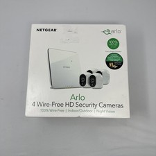 NEW Arlo 4 Camera Wireless Security System Indoor Outdoor Night Vision VMS3430