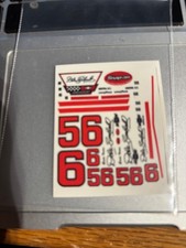 56 Dale Earnhardt Chevrolet 1/64th HO Scale Slot Car Waterslide Nascar Decals