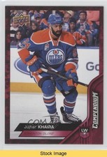 2016-17 Upper Deck Compendium Red Jujhar Khaira #690 READ l1s