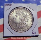1898 Morgan Silver Dollar  90% SILVER UNCIRCULATED  COIN ~ FREE SHIPPING  👀