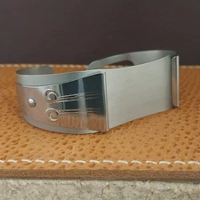 19mm 18mm Don Juan Guardsman Deco Stainless Steel Cuff Small Field Watch Band