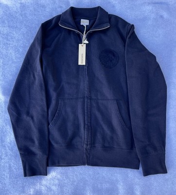 Diesel The Brave Man Quarter Zip Pullover Sweatshirt Size Large NWT
