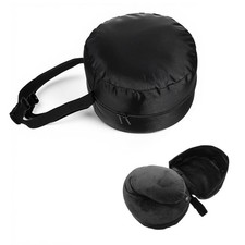 Neck Pillow Bag, Compresses Case with Zipper, 7.48 inches, Black