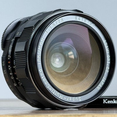 [N Mint] Pentax SMC Super-Multi-Coated Takumar 28mm f3.5 MF Lens M42 G 8114