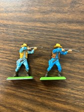 1971 Britains Ltd Deetail Vintage Western Riflemen Lot of 2 Made in England