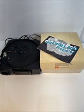 Vintage Kodak Carousel 600H 600 Slide Projector 2 Slide Trays Manual For Parts