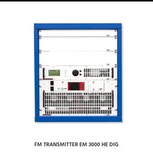 FM TRANSMITTER OMB 3000 HE DIG, In Great Condition, Cleared By FCC. 40 Miles!