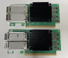 Lot of 2 Mellanox ConnectX-5 CX556A MCX556A-ECAT Adapter No Bracket Parts READ