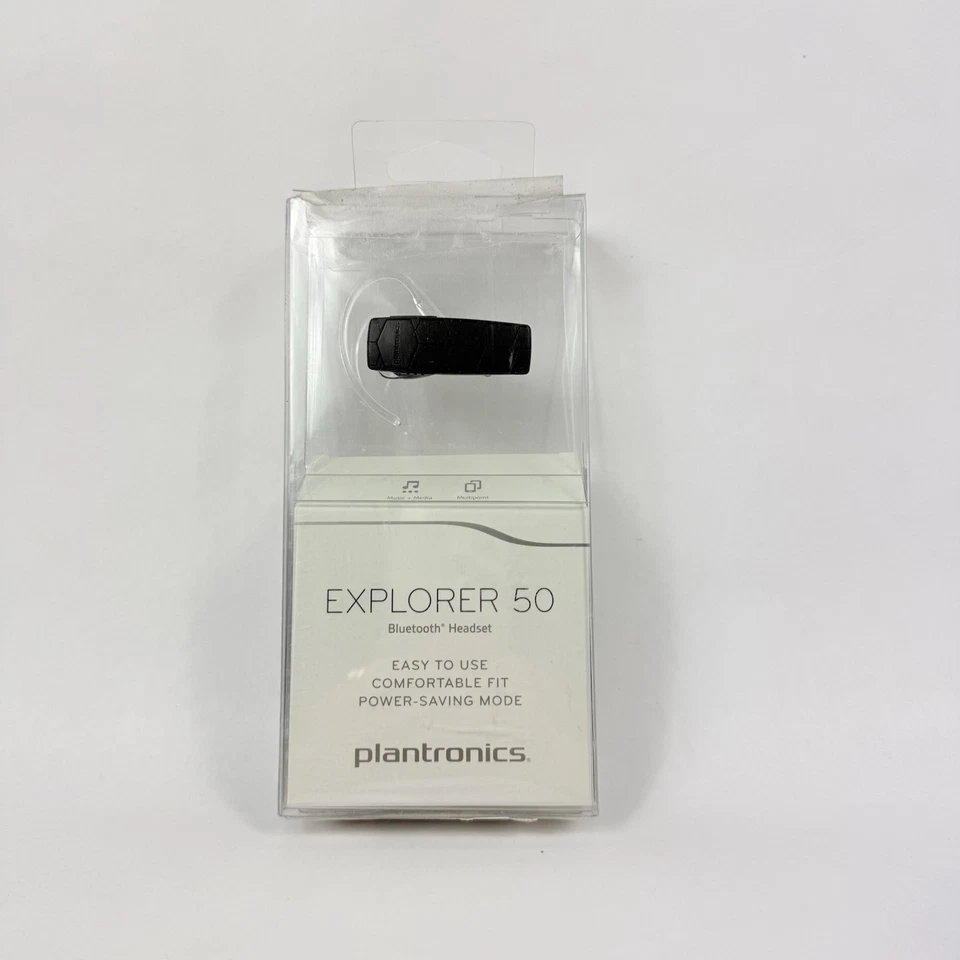 Plantronics Explorer 50 Bluetooth Wireless Headset DEFECTIVE FOR PARTS NOTWORKIN - Image 2 of 4