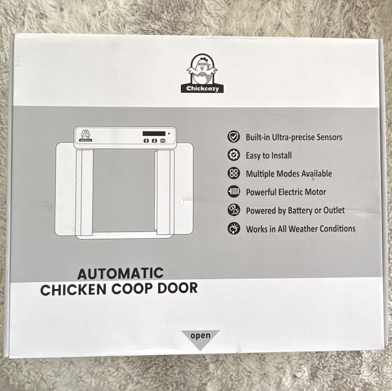 Chickcozy Automatic Chicken Coop Door Easy to Install for Chicken