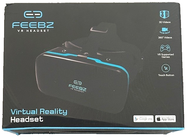 VR Headset for iPhone & Android 2.0 FEEBZ Virtual Reality