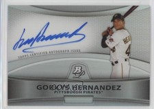 2010 Bowman Platinum Auto Refractor Gorkys Hernandez #BPA-GH Auto 9uz