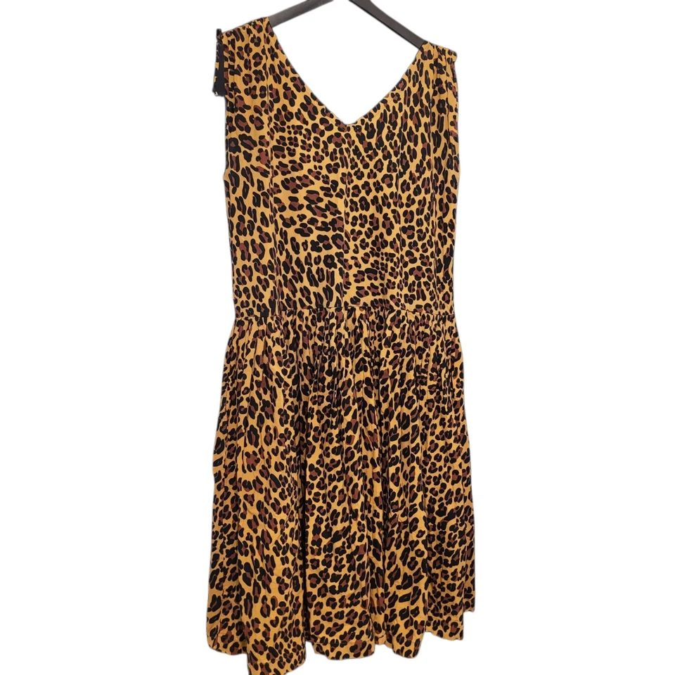 NORMA KAMALI leopard dress Medium