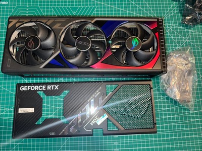 Cooler For ASUS RTX 4090 ROG STRIX GPU *AS IS* (Cooler, Shroud, Heatsink, Fans)