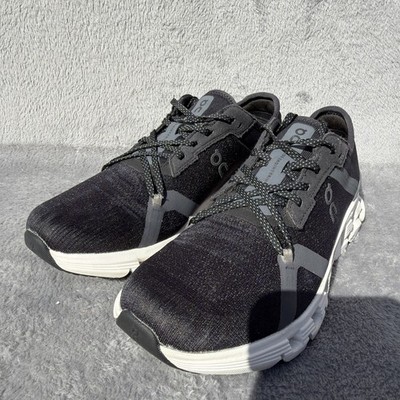 On Cloud X4 AD Sneaker Damen UK 5 Laufschuhe schwarz weiß Gym Training
