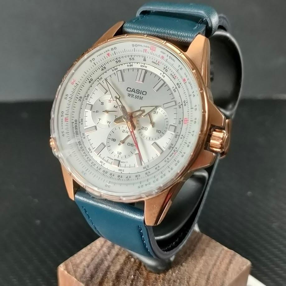 Casio Pilot Quartz Unisex Watch Black Dial Pre-Owned