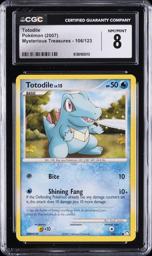 Totodile graded CGC 8 for sale on eBay