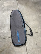 Liquid Force Wakeboard Bag Gray with Blue Trim Protective Travel Gear for Boards