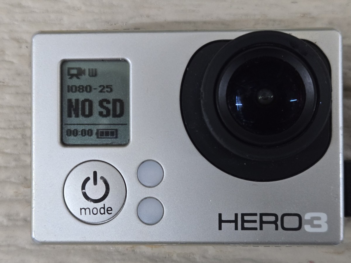 GoPro Hero3 Silver Edition Compact Camera With Battery & Charger