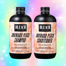 Bleach London | Awkward Peach | Shampoo & Conditioner 250ml set of 2 | Brand NEW