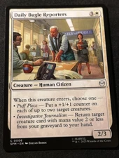 Daily Bugle Reporters X2 - SPM - MTG - EN - NM - 0006