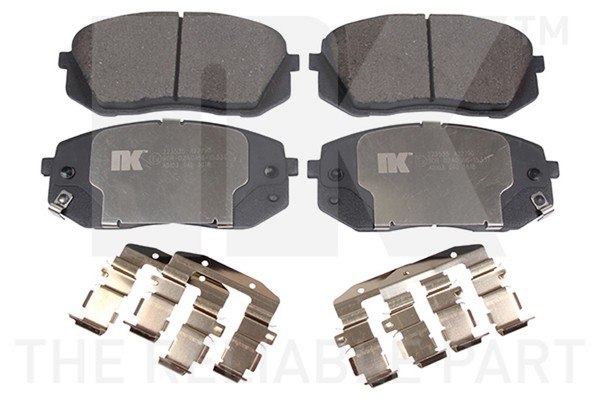 Bremsbelagsatz Scheibenbremse NK 223535 FüR KIA Hyundai I40 1 VF Kona OS OSE OSI-image