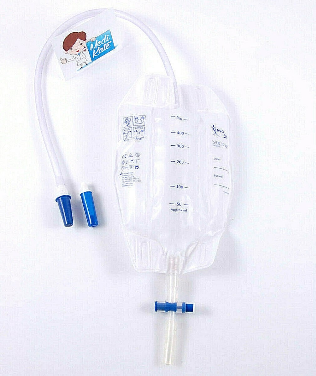 5x ServoCura Sterile 3-Kammer Urin-Beinbeutel – 5 Produktbild-Vorschau 2