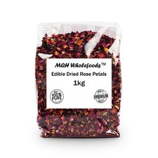 Rose Petals - Edible & Dried Premium Quality! Select Size 10g-1kg FREE P&P
