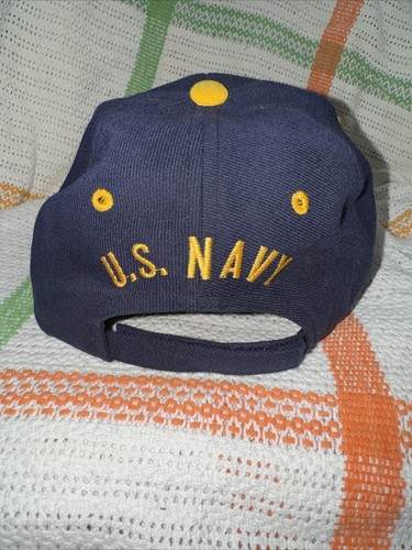 US Navy Mütze. Blau. Klettkappe. (B9) - Bild 3 von 6