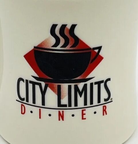 City Limits Coffee Mug Diner Style Restaurant Ware Buffalo China Heavy Cup - Picture 2 of 9