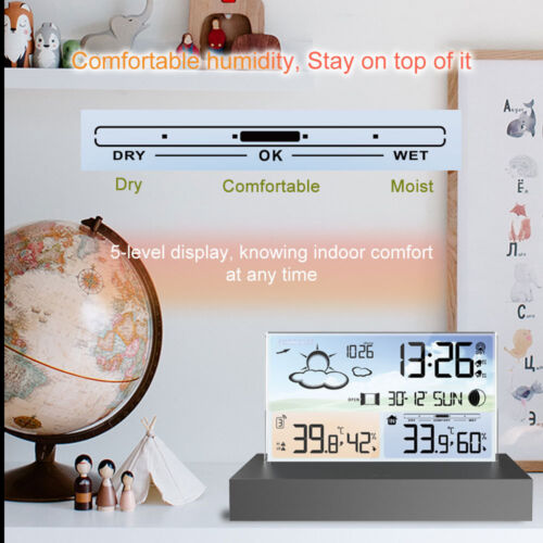 Wireless Digital Indoor Outdoor Weather Station Clock Thermometer Hygrometer AU - Picture 6 of 16