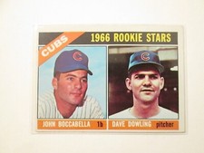 1966 Topps Baseball #482 Chicago Cubs Rookie Stars John Boccabella/Dave Dowling