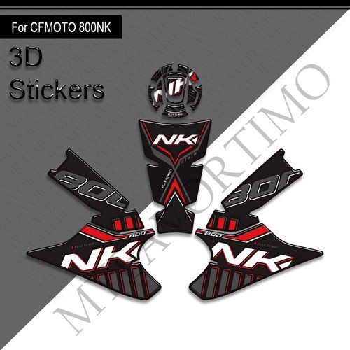 For CFMOTO 800NK 800 NK Tank Pad Fuel Cover Knee Protector 3D Stickers 2024 2025 - Picture 6 of 20